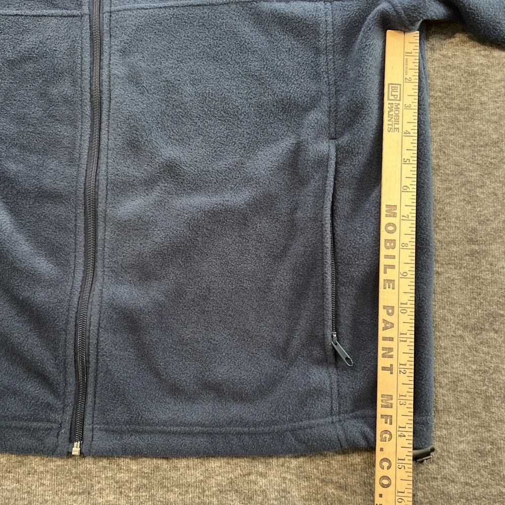 Columbia Fleece Jacket Men's XLarge Blue‎ Full Zip Long Sleeve Ready to Wear